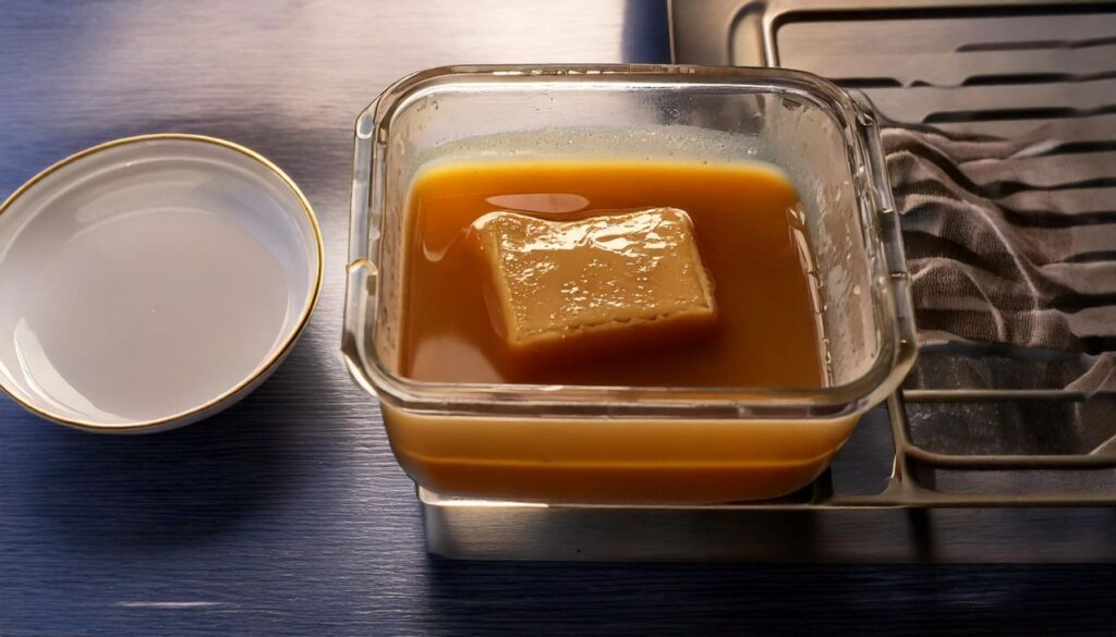 Chill the brown butter in the refrigerator until firm about 30 minutes