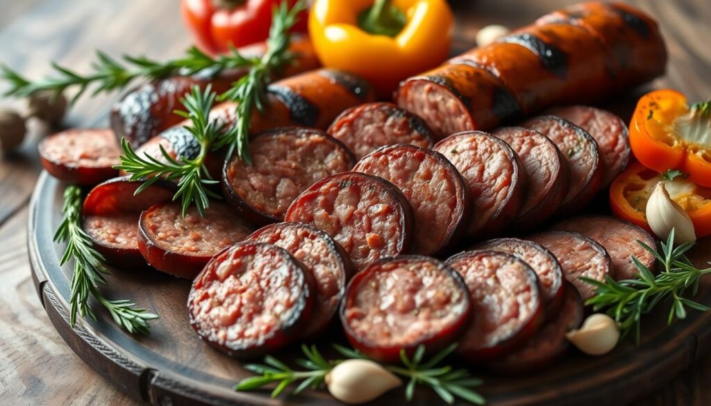 smoked deer sausage